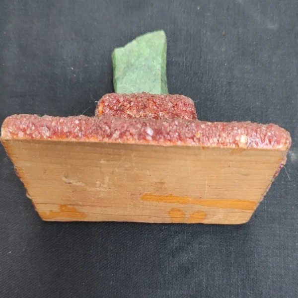 Green Chrysoprase gemstone set in stylish jewelry piece for gifting or daily wear