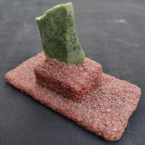 Premium green Chrysoprase gemstone with vivid green hue and natural translucency