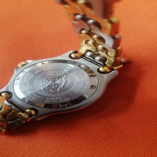 Backside of Elgin USA sports watch