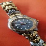 Elgin USA water-resistant watch with two-tone band