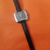Top-view of Gucci watch with leather strap